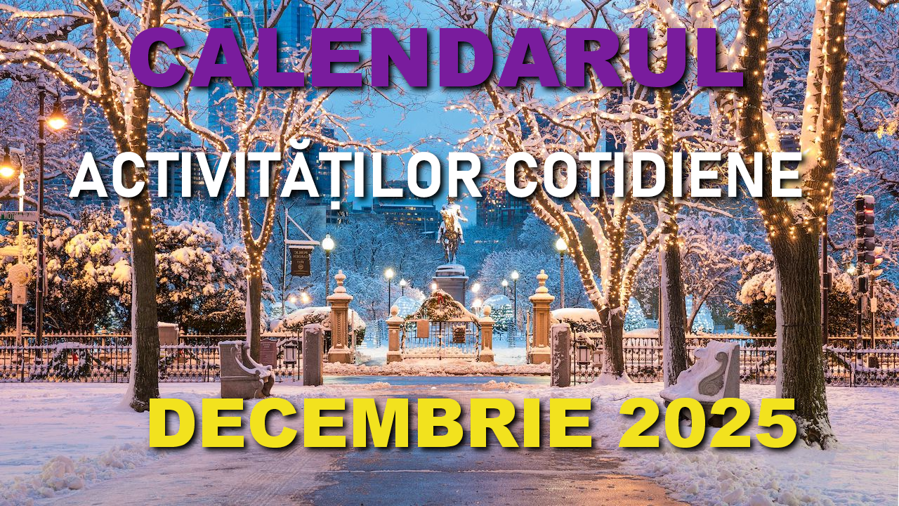 ❄️ ASTRO-CALENDAR DECEMBRIE 2025: CELE MAI BUNE ZILE PENTRU DIVERSE ACTIVITĂȚI. Partea 1.